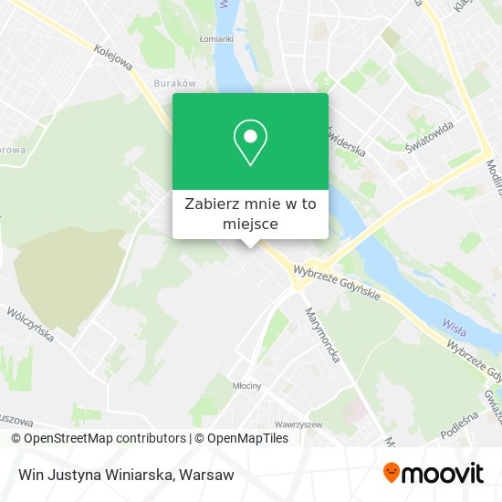 Mapa Win Justyna Winiarska