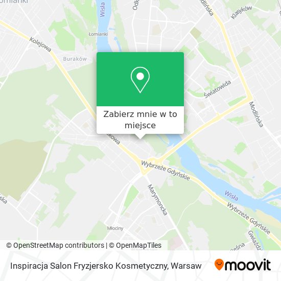 Mapa Inspiracja Salon Fryzjersko Kosmetyczny