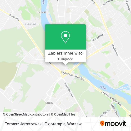 Mapa Tomasz Jaroszewski. Fizjoterapia