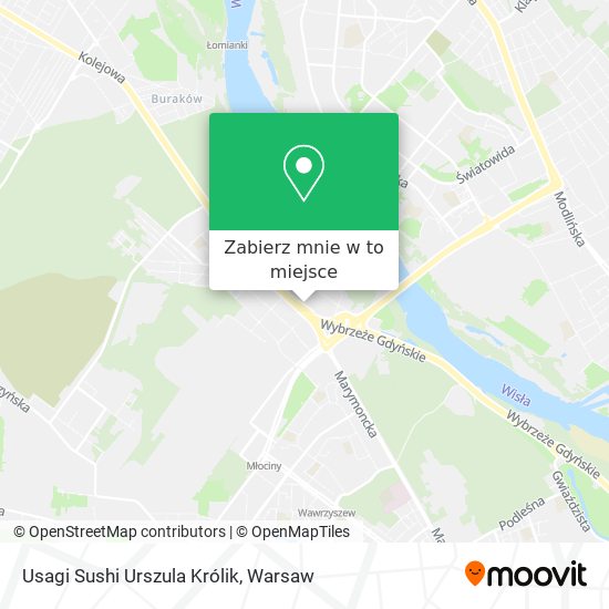 Mapa Usagi Sushi Urszula Królik