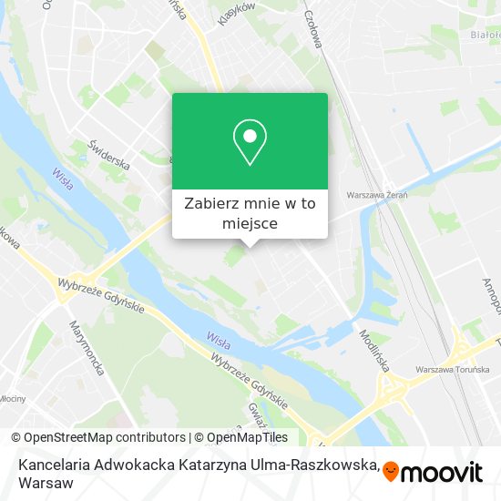 Mapa Kancelaria Adwokacka Katarzyna Ulma-Raszkowska