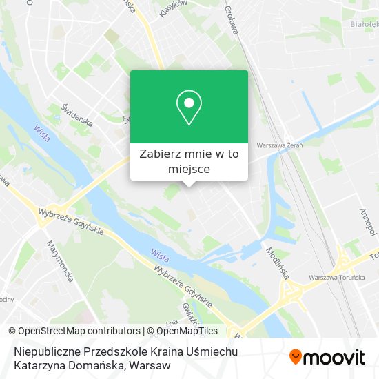 Mapa Niepubliczne Przedszkole Kraina Uśmiechu Katarzyna Domańska