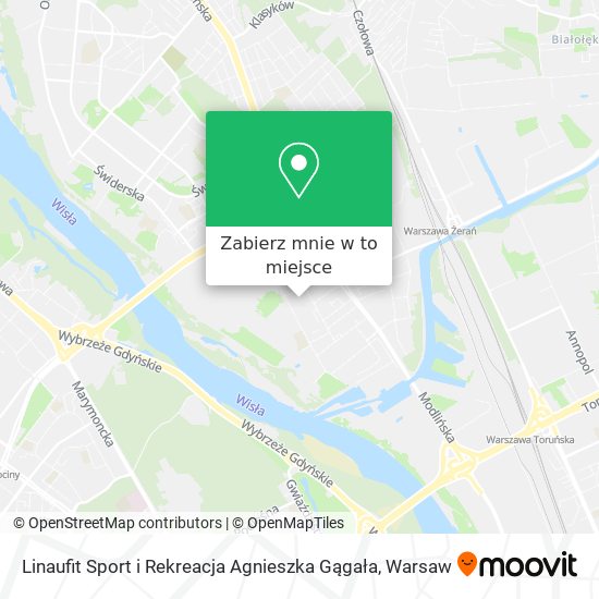 Mapa Linaufit Sport i Rekreacja Agnieszka Gągała