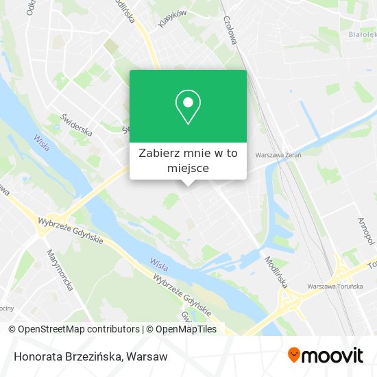 Mapa Honorata Brzezińska