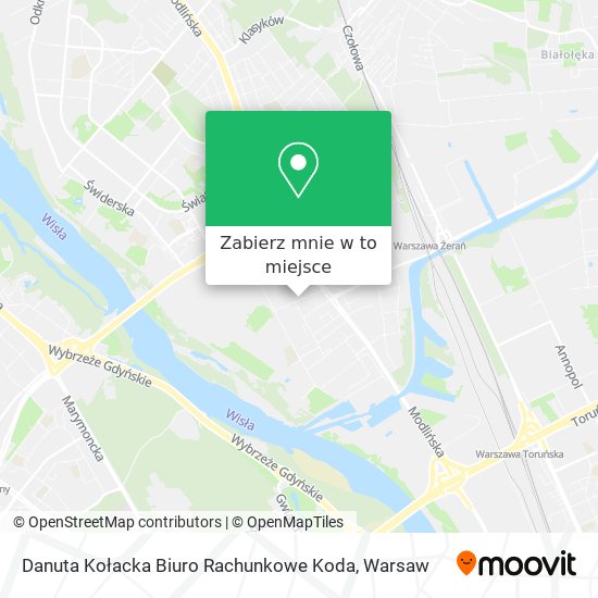 Mapa Danuta Kołacka Biuro Rachunkowe Koda