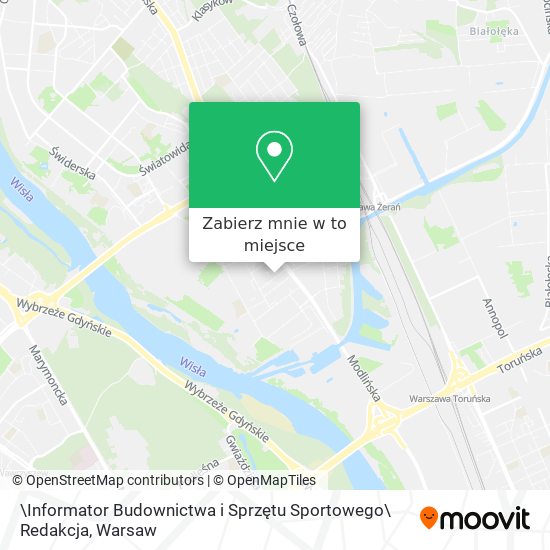 Mapa \Informator Budownictwa i Sprzętu Sportowego\ Redakcja