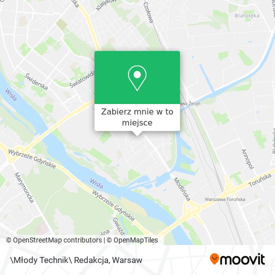 Mapa \Młody Technik\ Redakcja