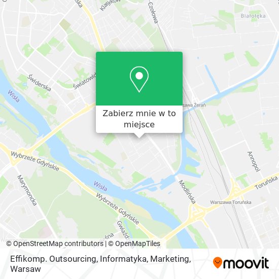 Mapa Effikomp. Outsourcing, Informatyka, Marketing