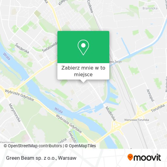 Mapa Green Beam sp. z o.o.