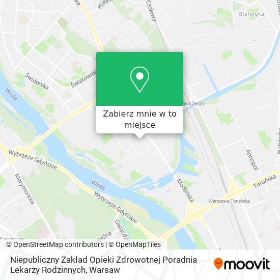 Mapa Niepubliczny Zakład Opieki Zdrowotnej Poradnia Lekarzy Rodzinnych