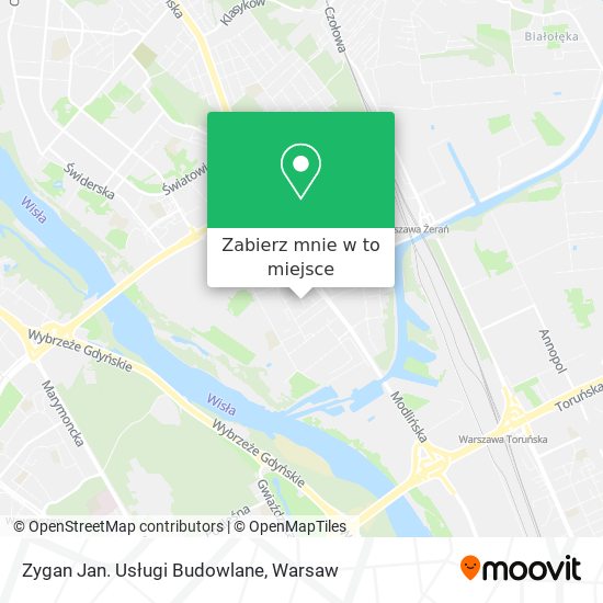 Mapa Zygan Jan. Usługi Budowlane