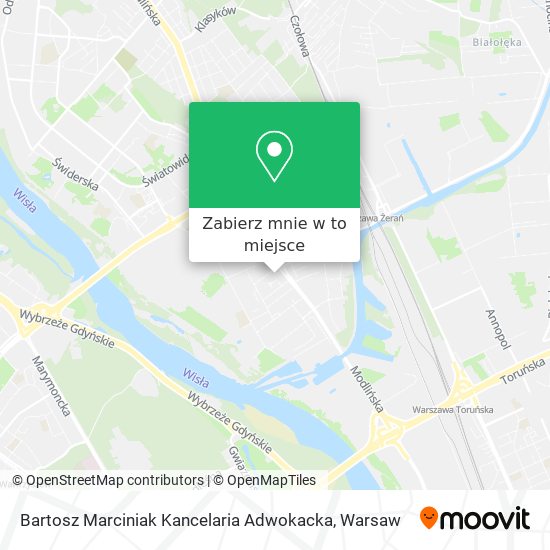 Mapa Bartosz Marciniak Kancelaria Adwokacka