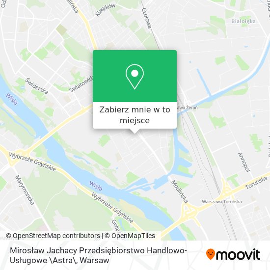 Mapa Mirosław Jachacy Przedsiębiorstwo Handlowo-Usługowe \Astra\