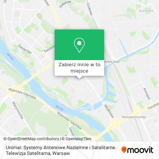 Mapa Unimar. Systemy Antenowe Naziemne i Satelitarne. Telewizja Satelitarna