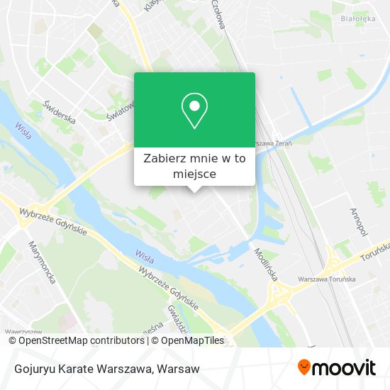 Mapa Gojuryu Karate Warszawa