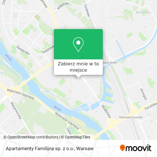 Mapa Apartamenty Familijna sp. z o.o.