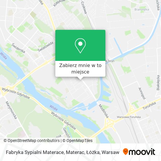 Mapa Fabryka Sypialni Materace, Materac, Łóżka