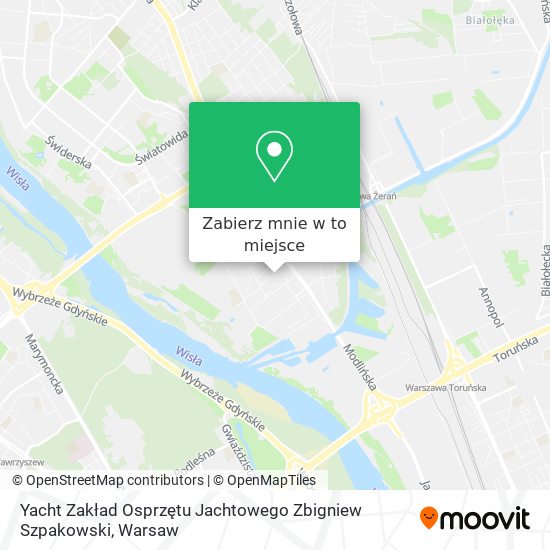 Mapa Yacht Zakład Osprzętu Jachtowego Zbigniew Szpakowski