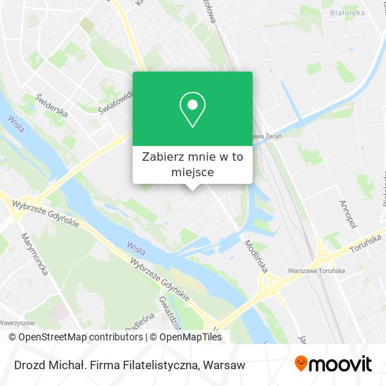 Mapa Drozd Michał. Firma Filatelistyczna