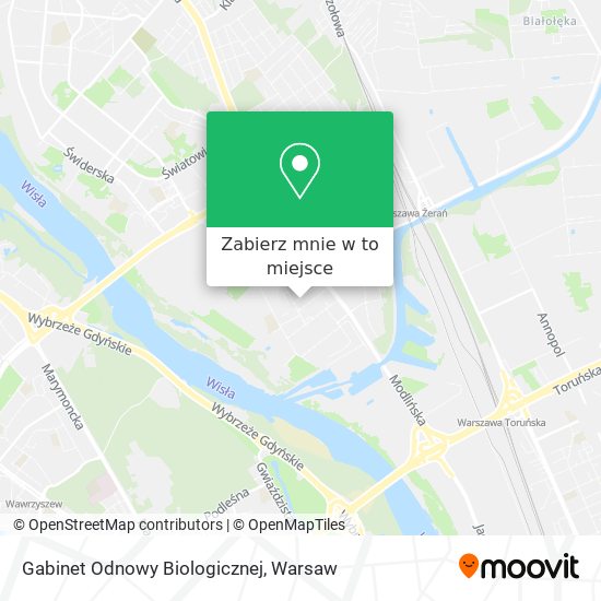 Mapa Gabinet Odnowy Biologicznej