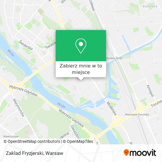 Mapa Zaklad Fryzjerski