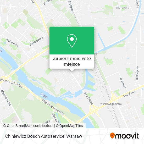 Mapa Chiniewicz Bosch Autoservice