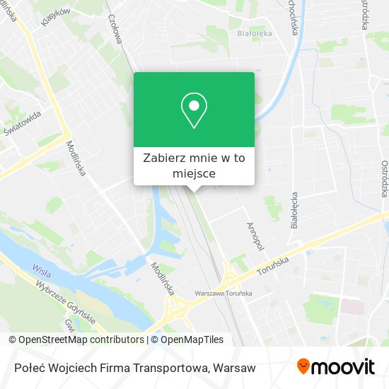 Mapa Połeć Wojciech Firma Transportowa