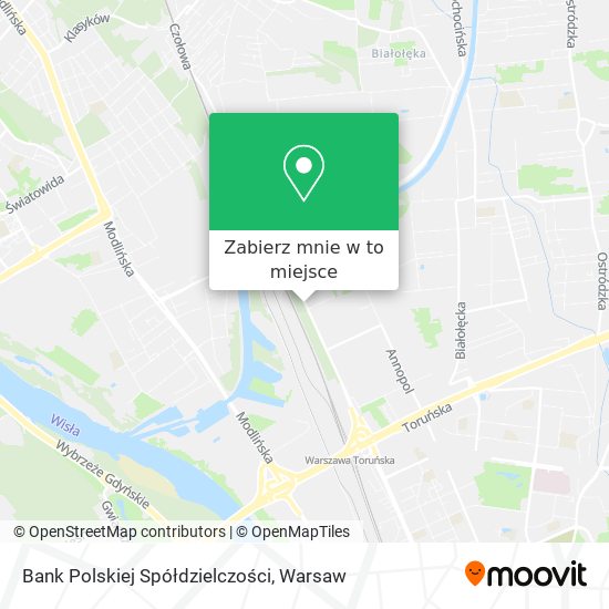 Mapa Bank Polskiej Spółdzielczości