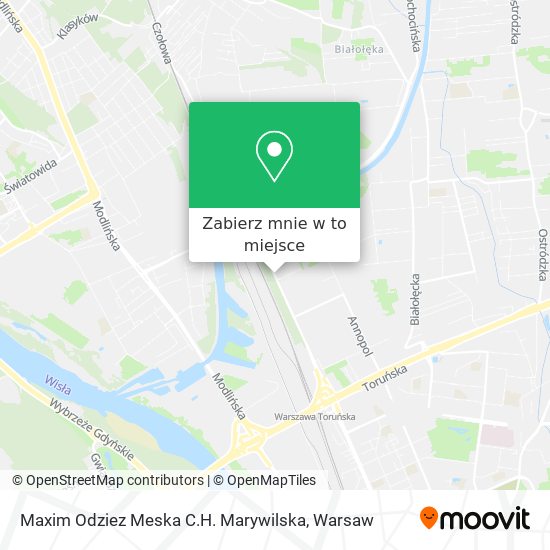 Mapa Maxim Odziez Meska C.H. Marywilska