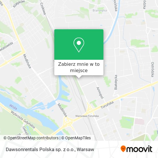 Mapa Dawsonrentals Polska sp. z o.o.