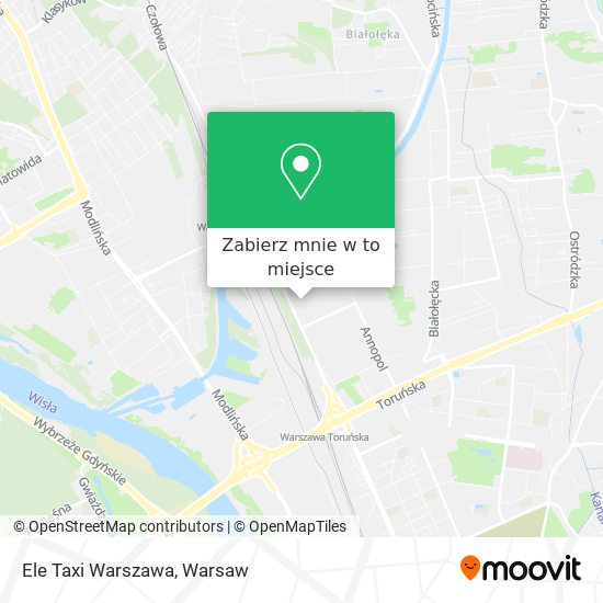 Mapa Ele Taxi Warszawa