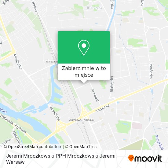 Mapa Jeremi Mroczkowski PPH Mroczkowski Jeremi