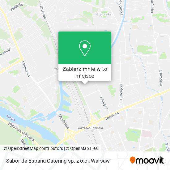 Mapa Sabor de Espana Catering sp. z o.o.