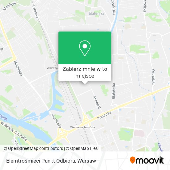 Mapa Elemtrośmieci Punkt Odbioru