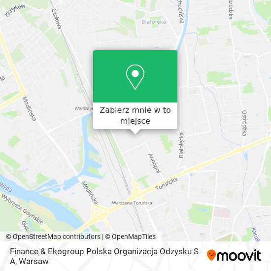 Mapa Finance & Ekogroup Polska Organizacja Odzysku S A