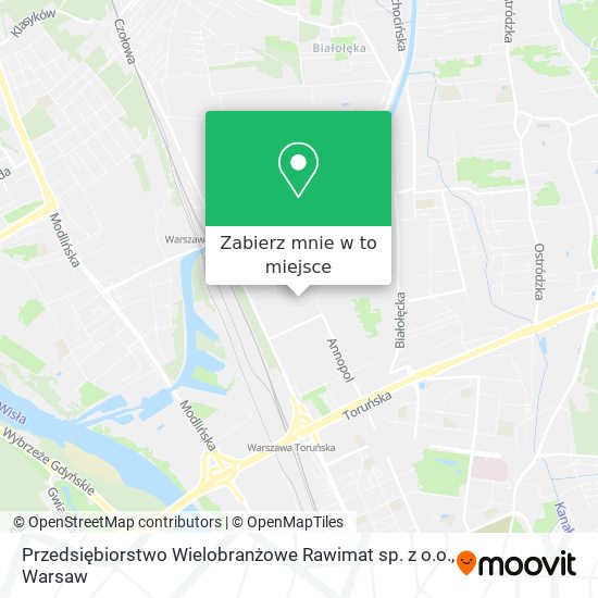 Mapa Przedsiębiorstwo Wielobranżowe Rawimat sp. z o.o.