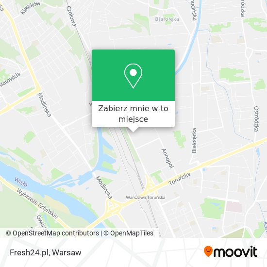 Mapa Fresh24.pl