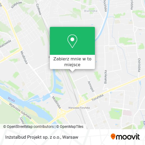 Mapa Inżstalbud Projekt sp. z o.o.