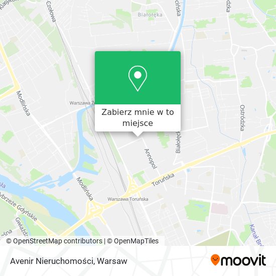 Mapa Avenir Nieruchomości