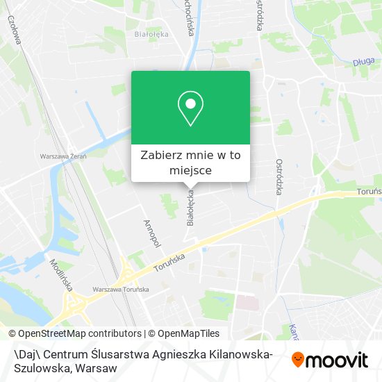 Mapa \Daj\ Centrum Ślusarstwa Agnieszka Kilanowska-Szulowska