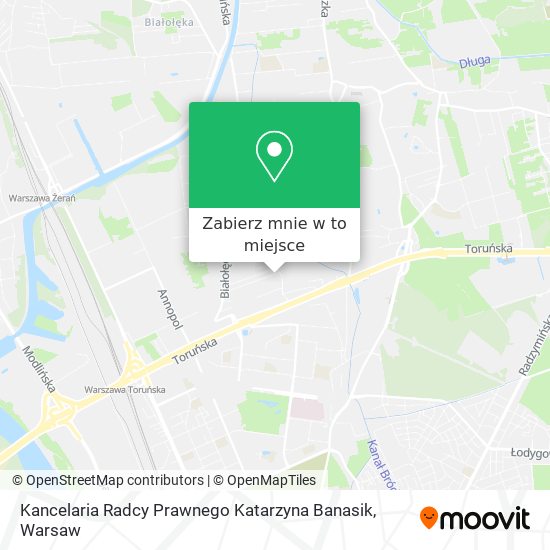 Mapa Kancelaria Radcy Prawnego Katarzyna Banasik