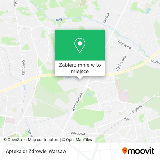 Mapa Apteka dr Zdrowie