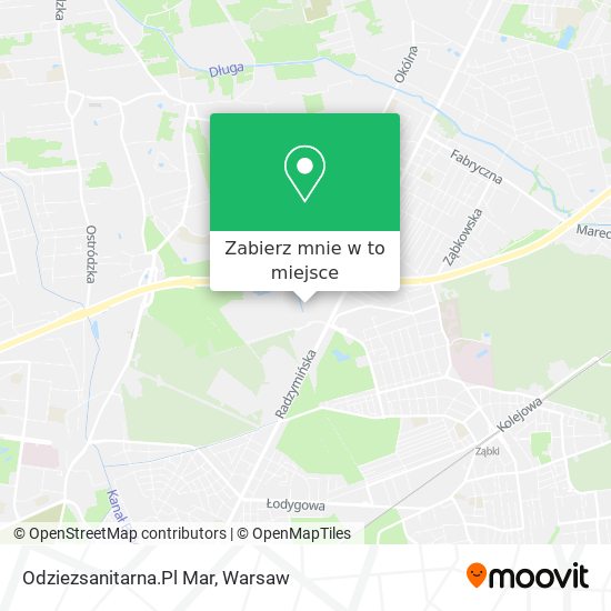 Mapa Odziezsanitarna.Pl Mar