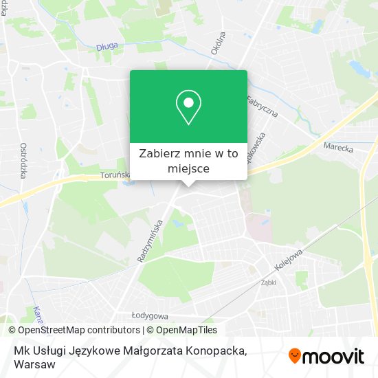 Mapa Mk Usługi Językowe Małgorzata Konopacka