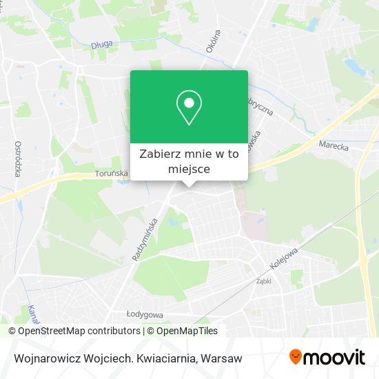 Mapa Wojnarowicz Wojciech. Kwiaciarnia