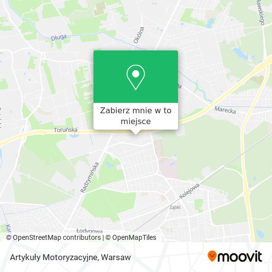 Mapa Artykuły Motoryzacyjne