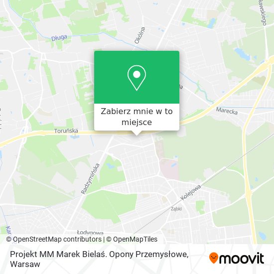 Mapa Projekt MM Marek Bielaś. Opony Przemysłowe