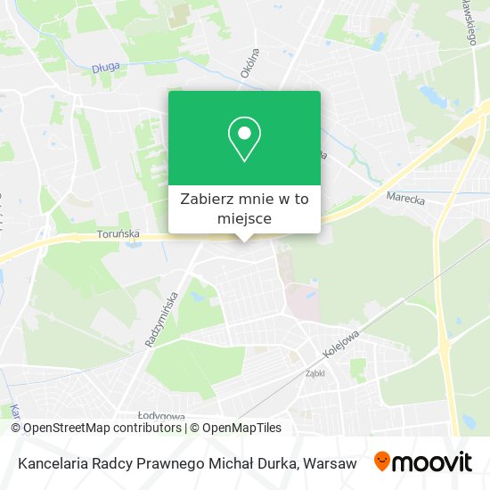 Mapa Kancelaria Radcy Prawnego Michał Durka