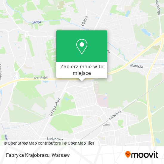 Mapa Fabryka Krajobrazu