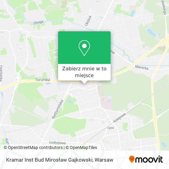 Mapa Kramar Inst Bud Mirosław Gajkowski